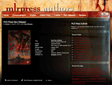 Tablet Screenshot of mlrpressauthors.com
